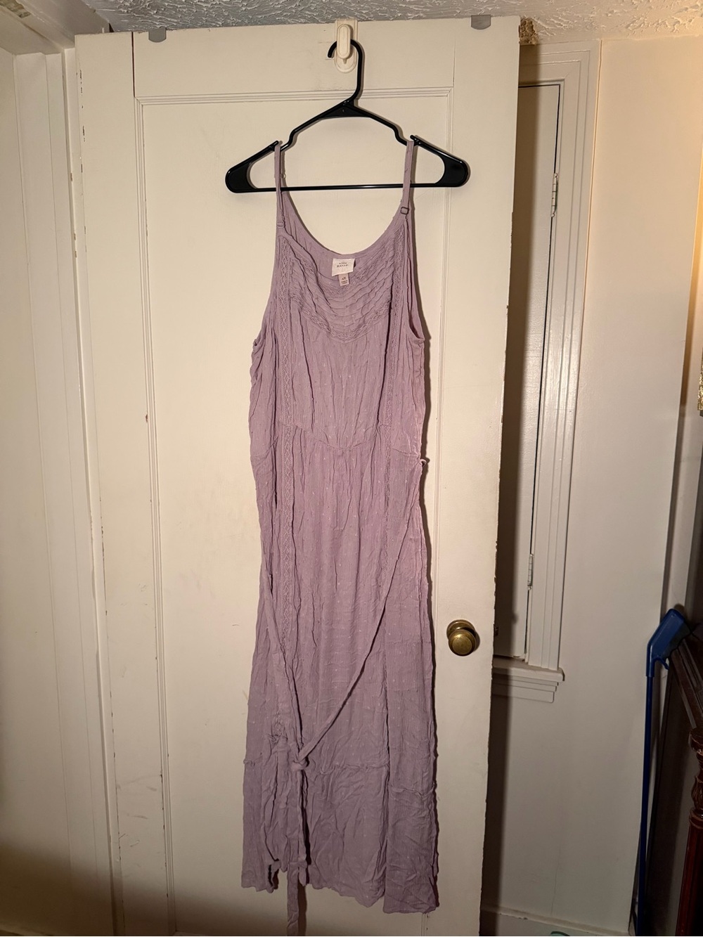 Light Purple Sleeveless Maxi Dress
